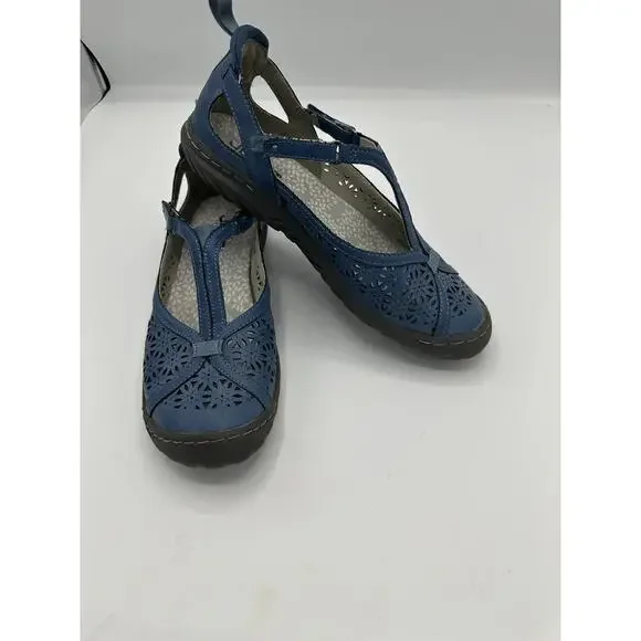JBU shoes blue ladies size 8.5 medium - Picture 3 of 6